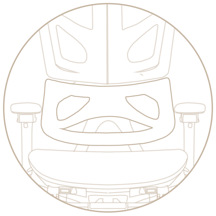 Podparcie lędźwiowe - Fotel Ergonomiczny YOGA 4D