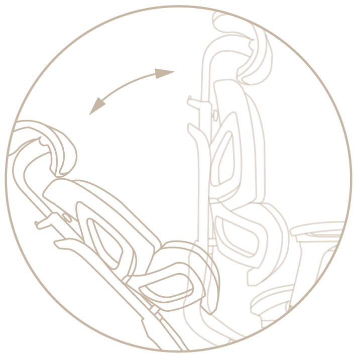 Kąt pochylenia - Fotel Ergonomiczny YOGA 4D