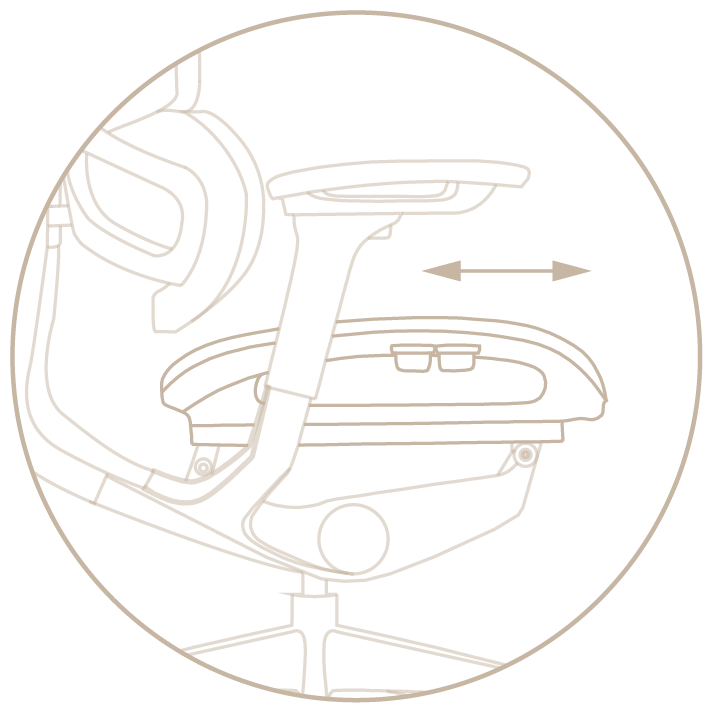 Regulowane siedzisko - Fotel Ergonomiczny YOGA 4D